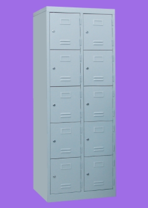 lk510 double column 10 compartment steel locker