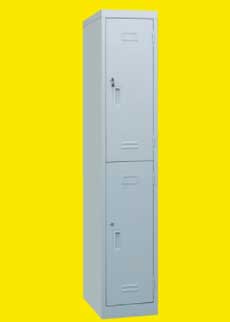 lk202 dual compartment steel hanger locker