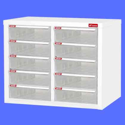 a4-210h double column data chest with 10 a4-H drawers 