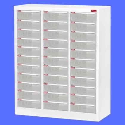 a4-333p triple column data chest with 33 a4-h drawers