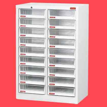 a4x-218p double column data chest with 18 a4x-p drawers 