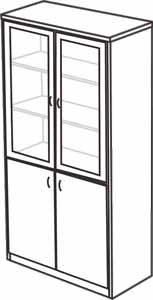 veneer swing door cabinet illustration